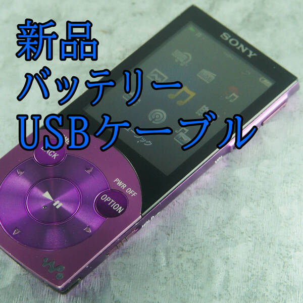 動作良好 SONY ウォークマン NW-S745 16GB バッテリー新品交換 送料無料 2803