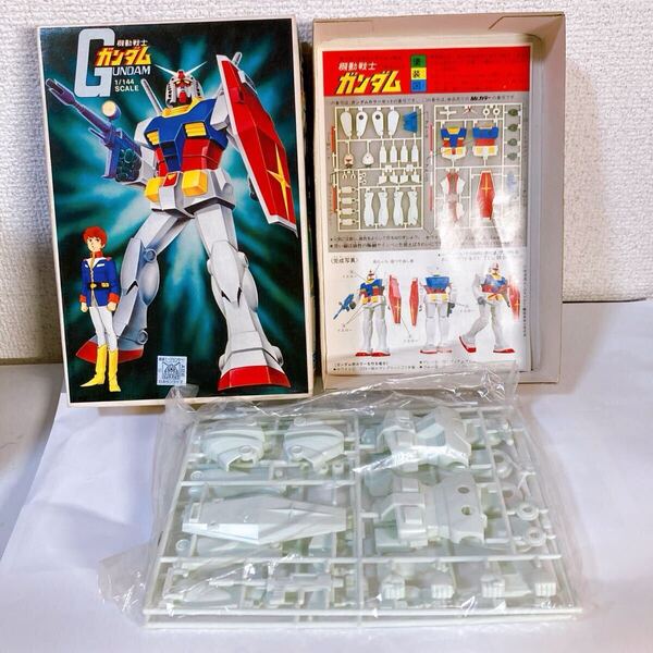 旧バンダイ ベストメカコレクション 機動戦士ガンダム RX-78 1/144 未組立 【人型バンダイ】初期版