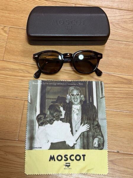 【希少】MOSCOT モスコット LEMTOSH 46 レムトッシュ ボスリントン TORTOISE トートイズ サングラス