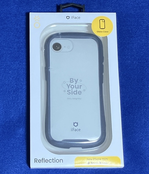 iPhone16e iFace Glass Case Reflection Navy