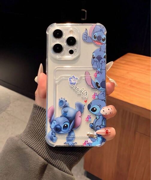 ☆SALE☆iPhone15用 スマホケース ソフトタイプ カードホルダー付
