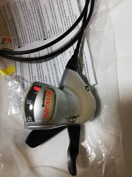 ヤマハ純正 シマノ内装5段 ラピッドファイヤーシフト SL-5S50-152 シルバー 新品 シフトワイヤー付