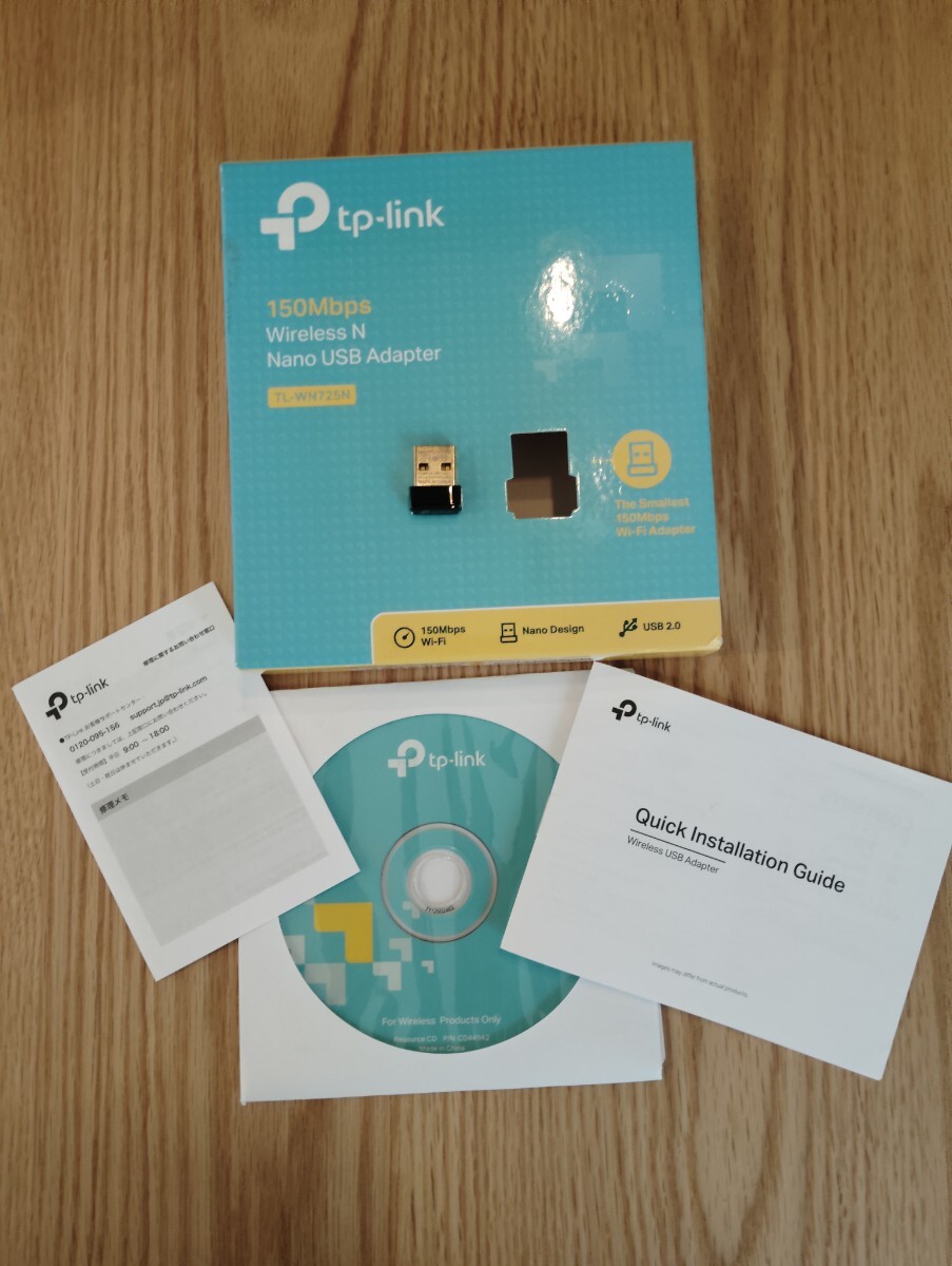 TP-Link TL-WN725N WiFi ����LAN�q�@ 11n/11g/b �f���A�����[�h�Ή����f��