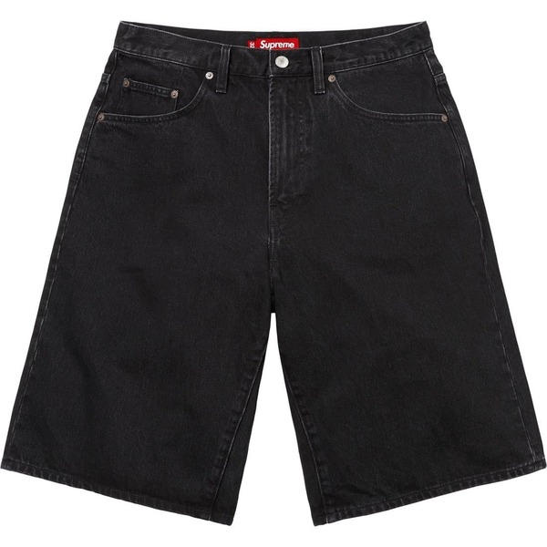 新品未開封 Supreme Baggy Denim Short Black 25SS 黒 バギーデニムショーツ