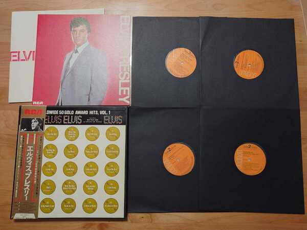 ★エルヴィス・プレスリー Elvis Presley★SRA-9173~76★ポスター付★帯付★LPレコード★中古品★エルビス・プレスリー★OBI,Poster