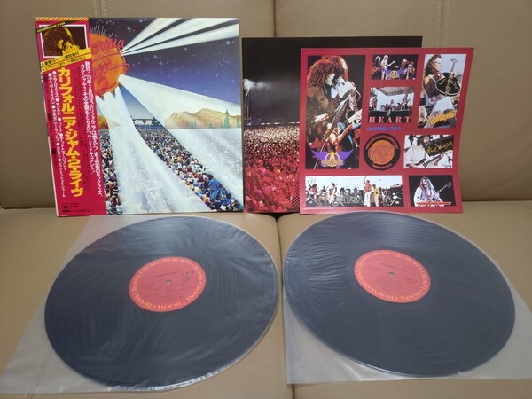 ★ California Jam 2★Santana, Aerosmith, etc★帯付★OBI★2枚組★見本盤スタンプ★PROMO★SAMPLE★Rare Item★40AP1090/1★中古LP