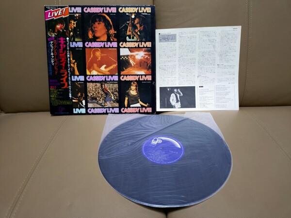 ★キャシディ・ライブ★Cassidy LIVE★デビッド・キャシディ★David Cassidy★帯付★OBI★ポスター付★中古LP★With Poster