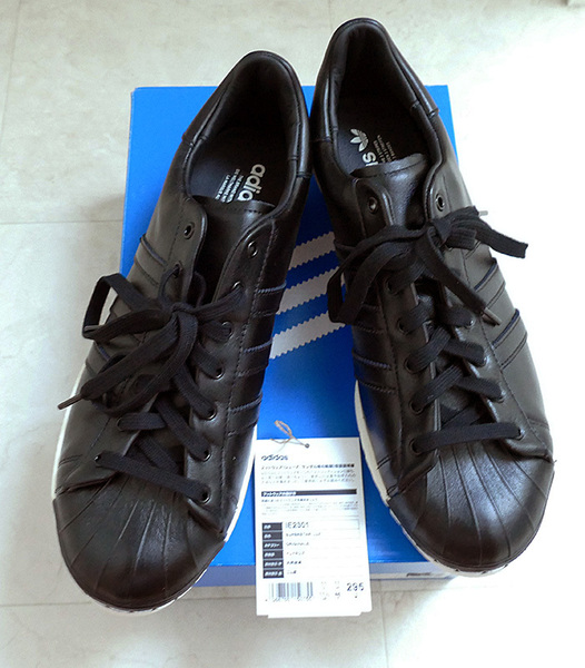アディダス adidas originals SUPERSTAR LUX CORE BLACK OFF WHITE IE2301