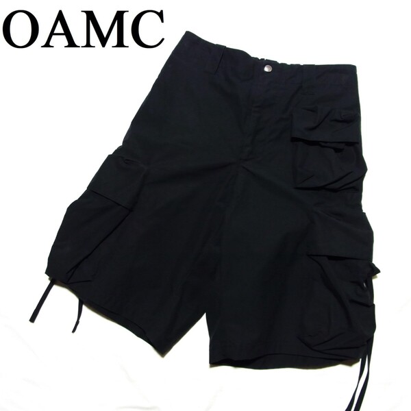 22SS OAMC WIDE CARGO PUFF SHORTS PANTS ワイド カーゴ ショーツ ショートパンツ 32 黒 ブラック OAMU330131