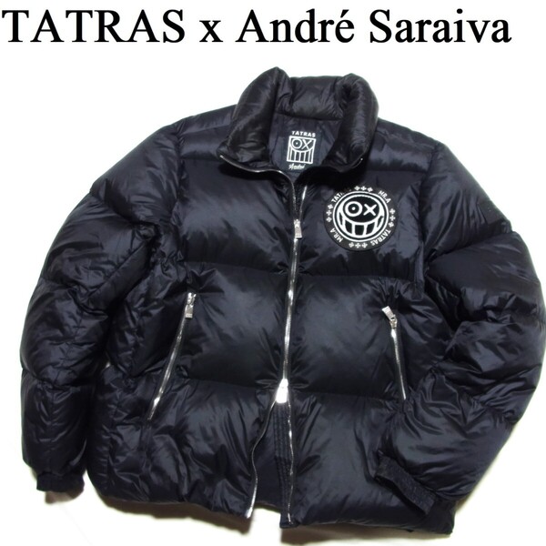 22AW TATRAS × Andre Saraiva DISASIO オーバーサイズ ワッペン ダウンジャケット 1 ブラック MTAS22A4876-D タトラス アンドレサライヴァ