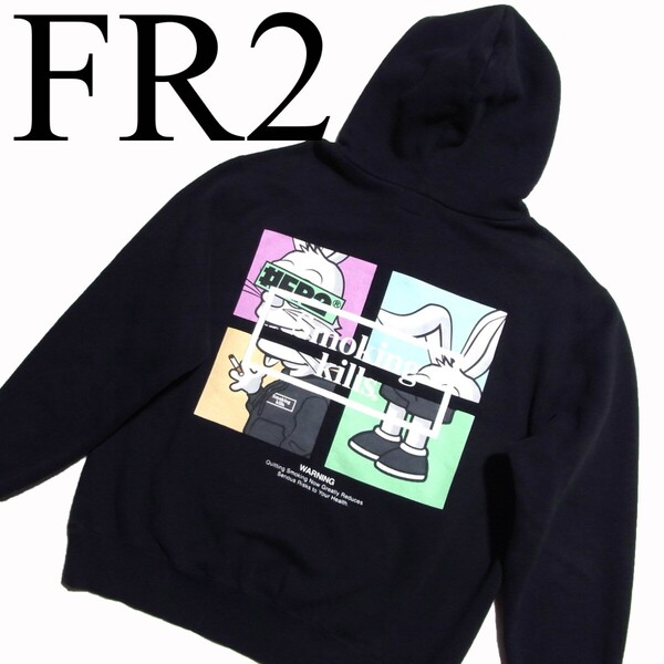 FR2 Smoking Kills Fremes Hoodie パーカー フーディー M 黒 ブラック バニー