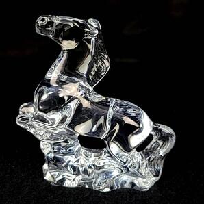 ●美品/バカラ Baccarat 干支 馬 ホース 午年 置物 フィギュリン 限定 希少 レア