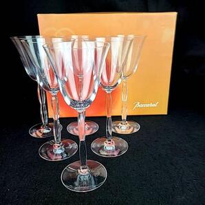 /良品/バカラ Baccarat オンド ワイングラス 6客 箱つき 廃番 希少 レア