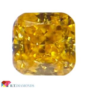 FANCY VIVID YELLOW ORANGE 0.067ct X/RT3179/CGL