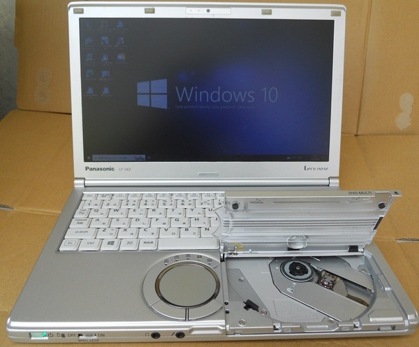 中古Panasonic Let's note CF-SX2ADHCS Windows10pro RAM 4GB/WD3200LPCX-16VHAT0 320GB/バッテリーあり/アダプターなし 送料無料
