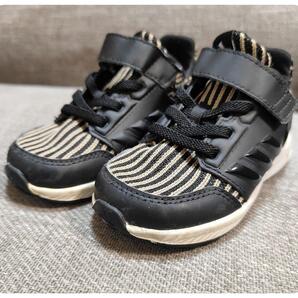 adidas キッズスニーカー 12.5cm ボーダー