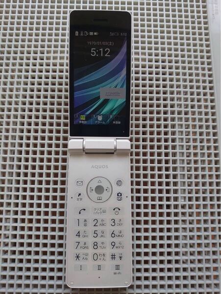 美品キズ無 805SH ホワイト SHARP softbank