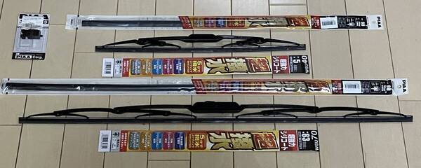 PIAA ワイパー 新品 未使用 WSU70 WSU40 替えゴムSLW70 替えゴムSLR40 超撥水 超強力シリコート 4品セット 訳アリ