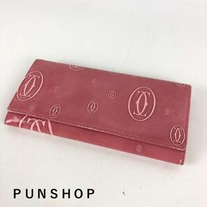 Cartier カルティエ ハッピーバースデー 長財布 レザー ピンク レディー おしゃれ 定番人気 送料無料 大人 収納抜群 おでかけ 人気商品