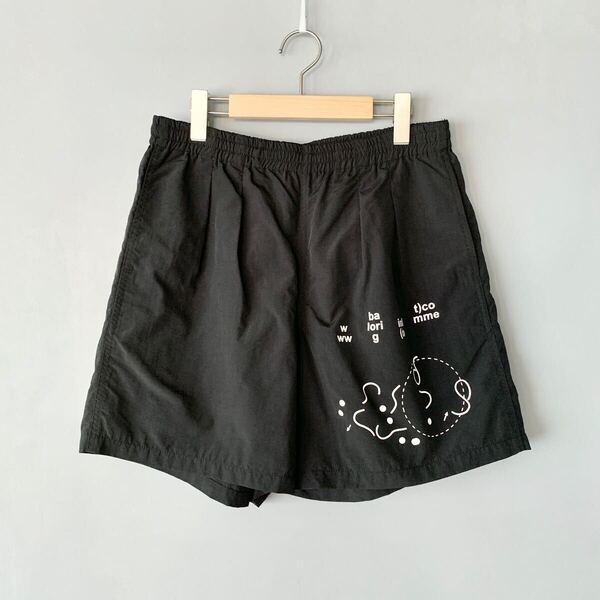 Bal x BURLAP Outfitter サプレックスナイロンショーツ パンツ ブラック M バル バーラップ ショートパンツ ハーフパンツ