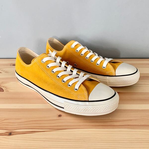 オールスターロー マスタード スウェード 27.5cm 未使用 コンバース all star lo mustard sun flower サンフラワー us originator
