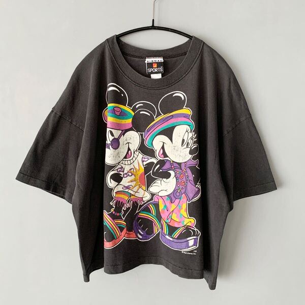 ディズニー ミッキーマウス 90’s ヴィンテージ クロップドTシャツ disney mickey mouse minnie vintage t-shirt