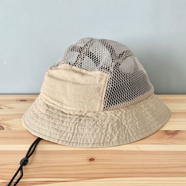 BROWN by 2-tacs ダックビル メッシュ バケットハット 帽子 ブラウンバイツータックス