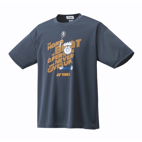 【16726Y 075 L】YONEX(ヨネックス)ユニドライTシャツ チャコール L 新品 未使用 タグ付き バドミントン 2024 春モデル 新商品