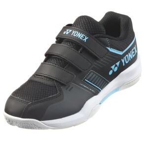 【SHBSF1JB(188) 19.0】YONEX(ヨネックス) バドミントンシューズ ストライダーフロージュニア ブラック/ブルー新品未使用2025モデル