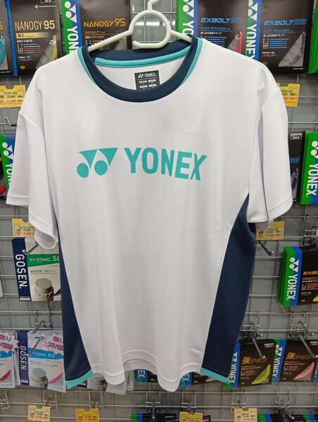 【16793Y (011) O】YONEX(ヨネックス) ユニドライTシャツ ホワイト Oサイズ 新品未使用 バドミントン テニス 2025モデル