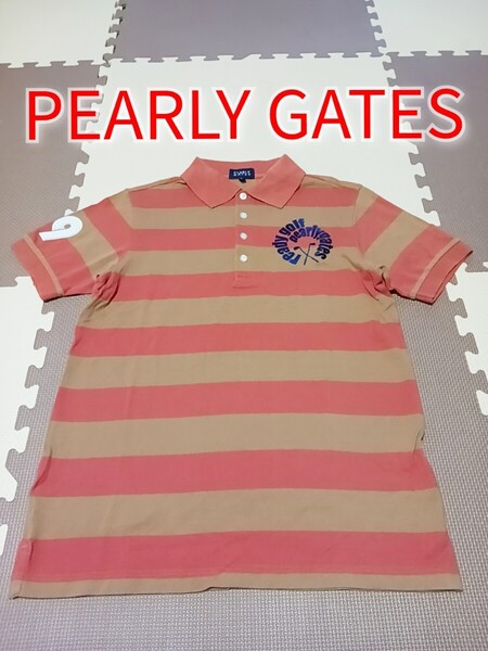 PEARLY GATES パーリーゲイツ メンズゴルフウェア Mサイズポロシャツ