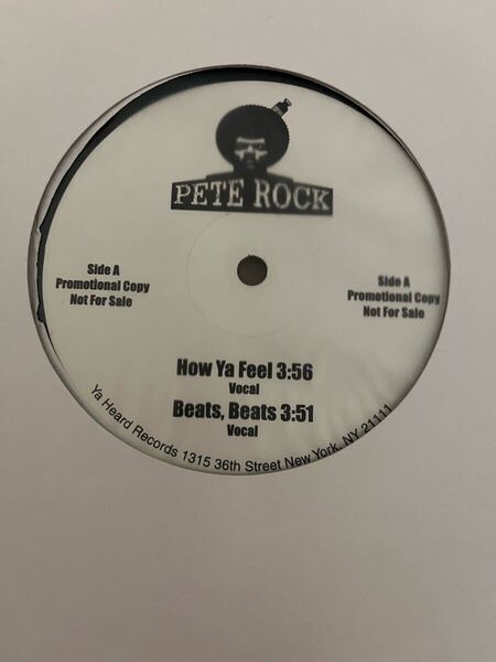 PETE ROCK how ya feel beats beats.