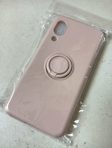 ★新品★AQUOS sense3/sense3 lite★ケース カバー シリコン リング ピンク★SH-02M SHV45 SH-RM12★アクオスセンス3★耐衝撃 おしゃれ