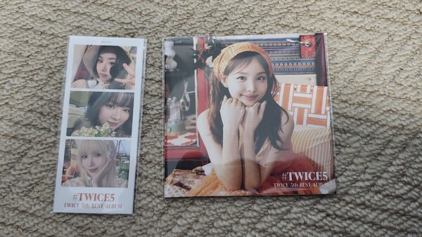 【特典】チェンジングジャケット 3cut photo(写真カード)セット #TWICE5 初回限定盤A TWICE