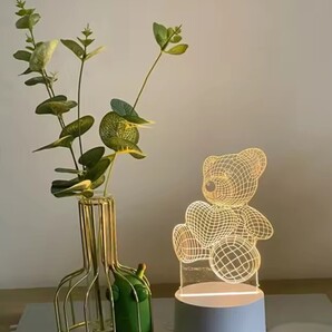 3D LEDくまサンランプ