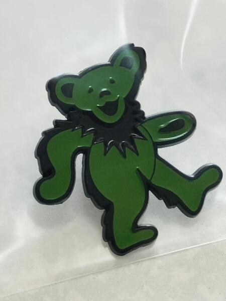 新品 送無★☆ピンバッジ グレイトフルデッド ベア★Grateful Dead☆★カワイイ オシャレ 熊 音楽 ジャズ サイケ ロック ジョジョ 洋楽