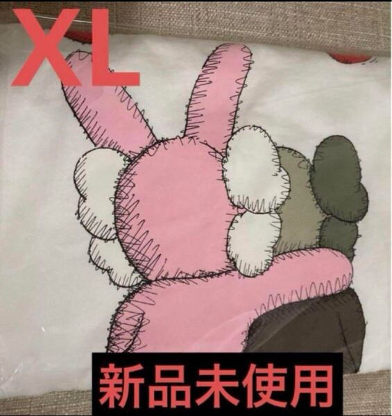 サイズXL 新品未使用タグ付きカウズ ユニクロ UT Tシャツ コラボ UNIQLO カウズ KAWS + Warhol カウズ+ウォーホル