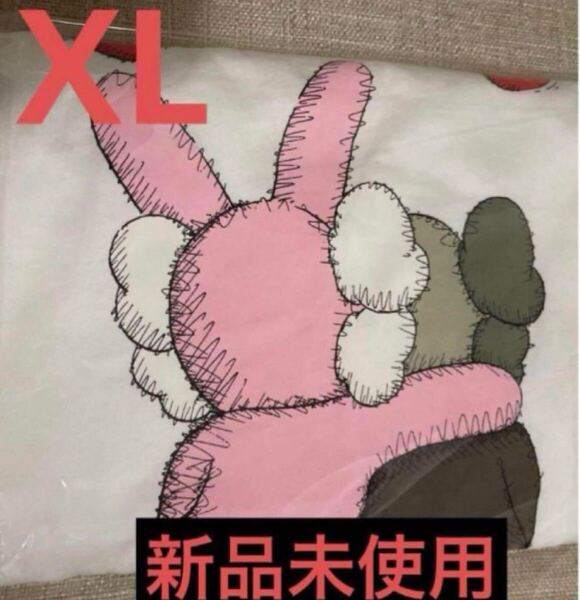 サイズXL 新品未使用タグ付き カウズ ユニクロ UT Tシャツ コラボ UNIQLO カウズ KAWS + Warhol カウズ+ウォーホル