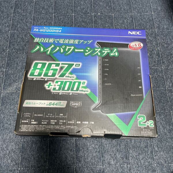 NEC Aterm WG1200HS4 PA-WG1200HS4 ルータ
