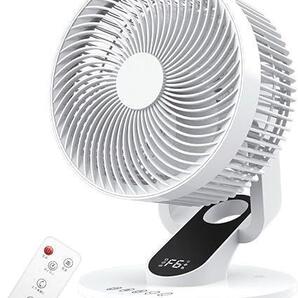新品☆サーキュレーター 扇風機 DCモーター 6段切り替え 静か 静音 ホワイト