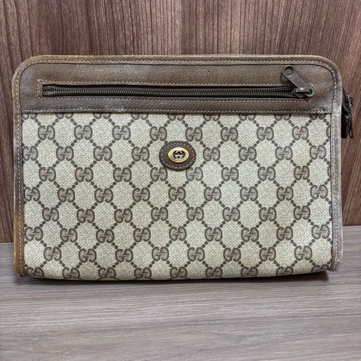 GUCCI オールドグッチ セカンドバッグ クラッチバッグ GG柄