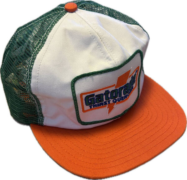 ◆即決送料込み◆80sアメリカ製Gatoradeゲーターレードメッシュキャップ◆トラッカーハット米国製ビンテージヴィンテージアメカジユーズド