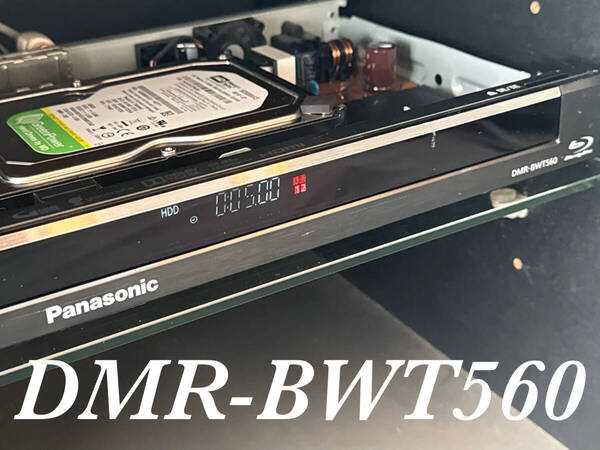 【HDD容量:500GB 新品同様WD製交換済+外付け3TB(WD製)】★Panasonic DMR-BWT560 2番組同時録画★《(新品)純正リモコン付き》★