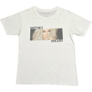 BRITNEY COLLECTION Britney Spears 2017年来日公演ライブプリントTシャツ ホワイト Mサイズ ブリトニースピアーズ バンドTシャツ 白