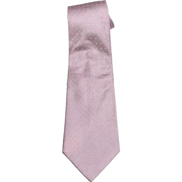MADE IN ITALY製 ETRO ドット柄 シルクネクタイ ピンク エトロ イタリア製 ブランドネクタイ シルク100