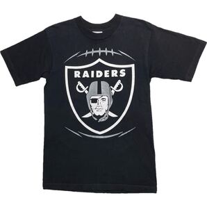 MADE IN USA製 NFL RAIDERS JACK TATUM THE ASSASSINモデル BAYSIDEボディ ロゴプリントTシャツ ブラック Mサイズ レイダース アメリカ製