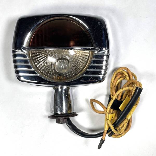 ①本体未使用 シカゴ SL49 オートランプ「AUTO LAMP CHICAGO MODEL SL49」40s 50s ハーレー チョッパー ナックル ショベル アイアン 4Q