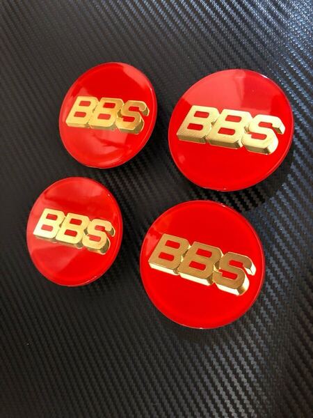 BBS センターキャップ 70ミリ RF LM RG-F RE-L RE-L2 RG-R 赤 金 レッド ゴールド リング無し