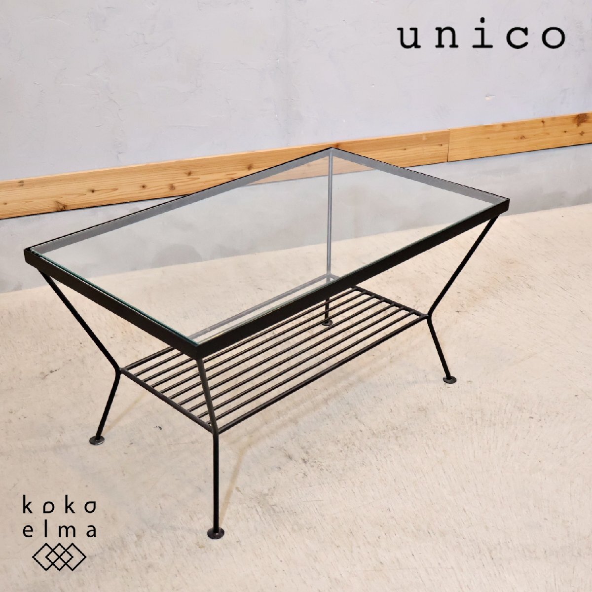 UNICO ガラステーブル Yahoo!オークション -「unico ガラステーブル」の落札相場・落札価格