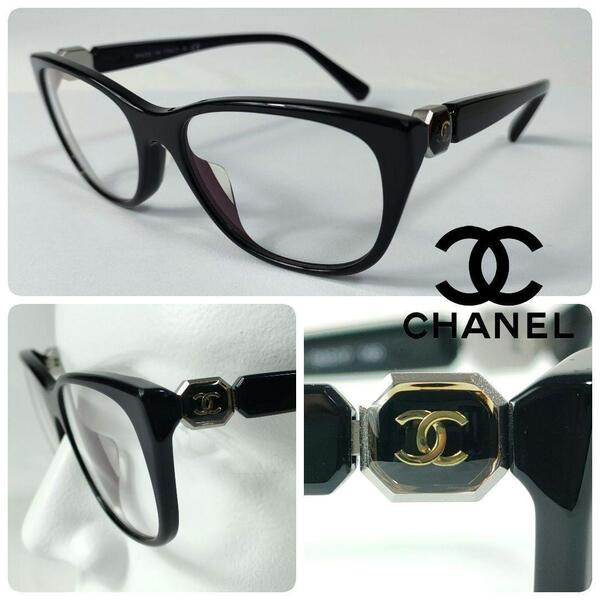 『希少美品』 CHANEL シャネル ココマーク 伊達メガネ 眼鏡 サングラスフレーム 純正ココマークケース付き